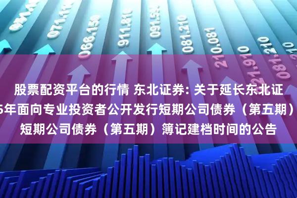 股票配资平台的行情 东北证券: 关于延长东北证券股份有限公司2025年面向专业投资者公开发行短期公司债券（第五期）簿记建档时间的公告